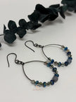 Czech Glass Crystal Teardrop Earrings – Elegant Dangle Drop Jewelry for Women