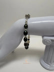 Between Shadow & Light Bracelet – Moonstone, Black Spinel & Pearl | The Knowing Collection