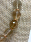 Rutilated Quartz Pendant Necklace – Bold Natural Gemstone Statement Jewelry