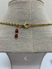 Red Andalusite Pendant Necklace – 18.5