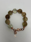 Rutilated Quartz Bracelet - Handmade Copper Gemstone Jewelry