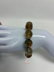 Rutilated Quartz Bracelet - Handmade Copper Gemstone Jewelry