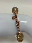 Rutilated Quartz Bracelet - Handmade Copper Gemstone Jewelry