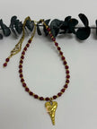 Red Andalusite Pendant Necklace – 18.5