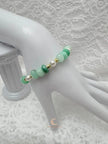 Emergence of Light Bracelet – Chrysoprase, Cultured Pearl & 18K Gold Filled