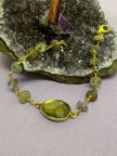 Labradorite Bracelet – Iridescent Gemstone Crystal Jewelry with Gold Plated Clasp