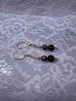 Autumn’s Quiet Light Smoky Quartz & Mystic Moonstone Drop Earrings