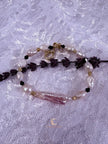 Blush Baroque Pearl Bracelet with Gold Accents | Knowing Collection