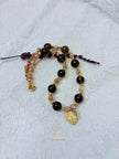Eclipse of the Light Necklace | Smokey Quartz, Sunstone & 18K Gold Filled