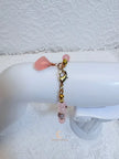 Ethereal Bloom Bracelet | Pink Chalcedony & Lavender Jade Gold Filled Bracelet