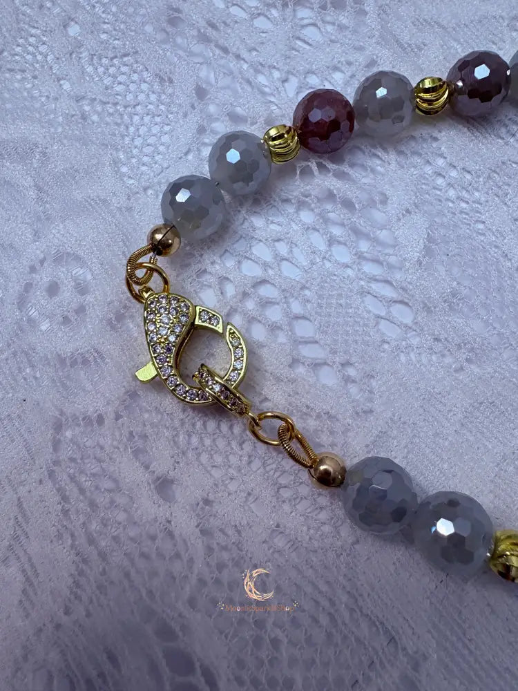 Autumn’s Quiet Light — Smoky Quartz, Mystic Moonstone & Agate Statement Necklace