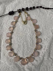 Ethereal Bloom Necklace - Pink Chalcedony, Lavender Jade & 18K Gold Filled Necklace
