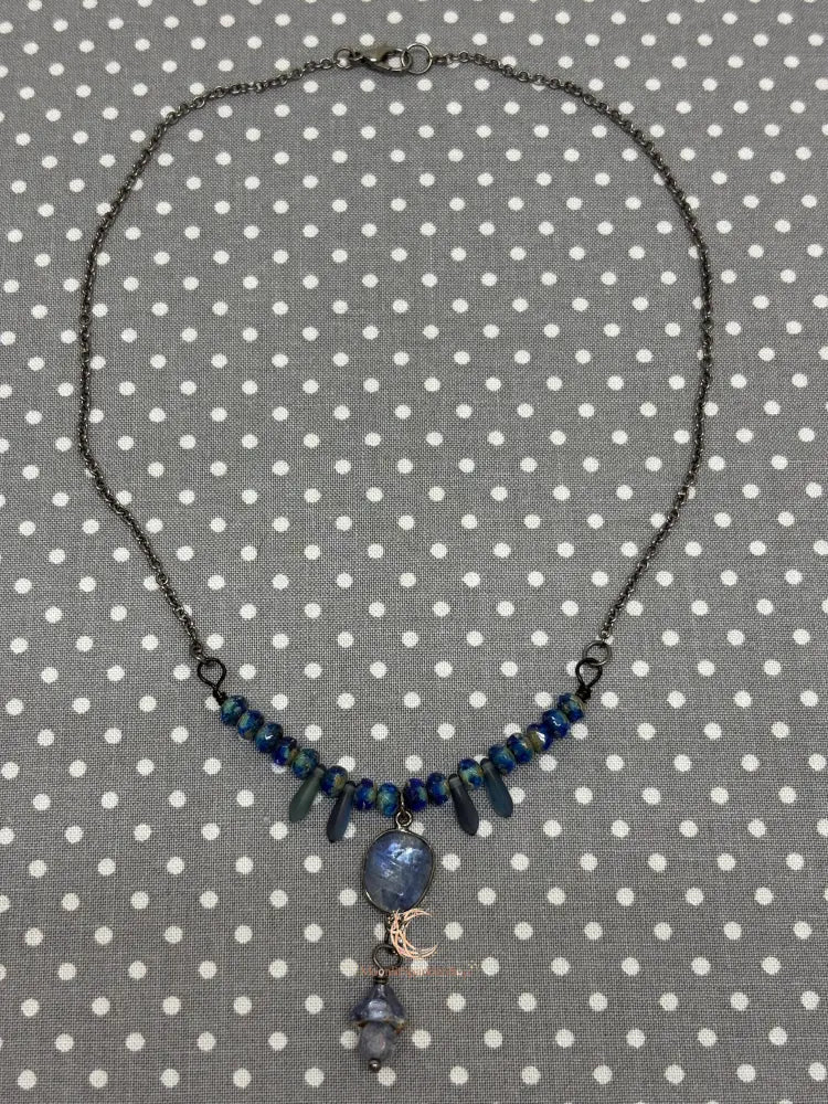 Labradorite Pendant Necklace – Healing Crystal Boho Gemstone Jewelry