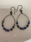 Czech Glass Crystal Teardrop Earrings – Elegant Dangle Drop Jewelry for Women