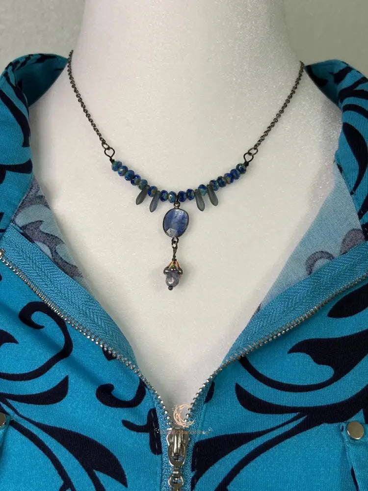 Labradorite Pendant Necklace – Healing Crystal Boho Gemstone Jewelry