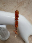 Sunstone Bracelet – Red Orange Gemstone Copper Healing Crystal Jewelry