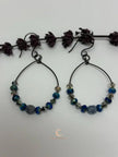 Czech Glass Crystal Teardrop Earrings – Elegant Dangle Drop Jewelry for Women
