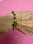 Labradorite Bracelet – Iridescent Gemstone Crystal Jewelry with Gold Plated Clasp