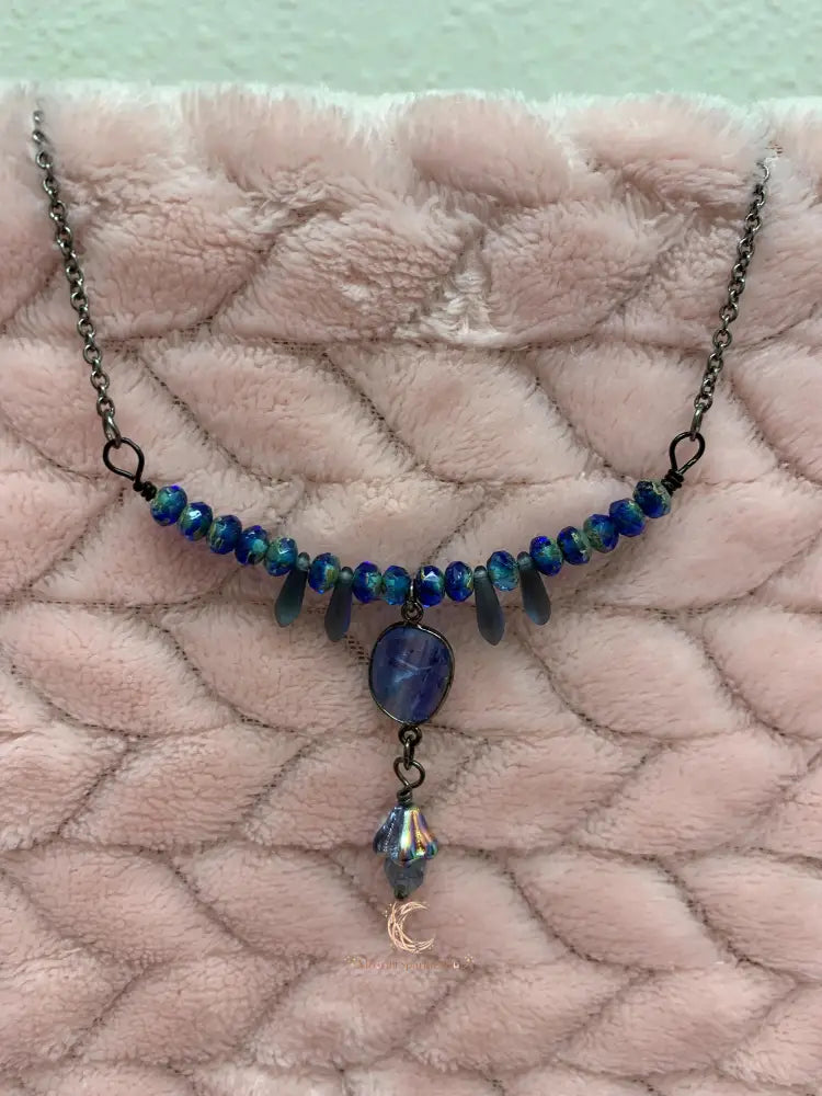 Labradorite Pendant Necklace – Healing Crystal Boho Gemstone Jewelry