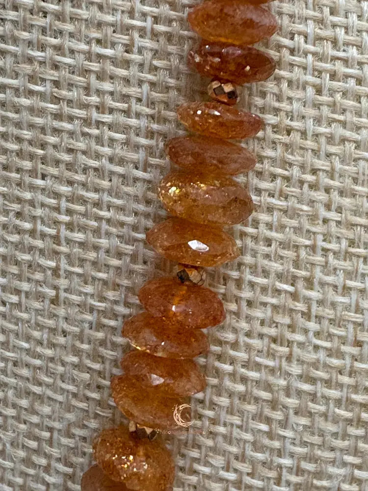 Sunstone Necklace – Copper Healing Crystal Gemstone Energy Jewelry